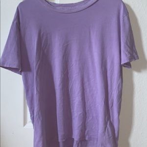 plain purple tee